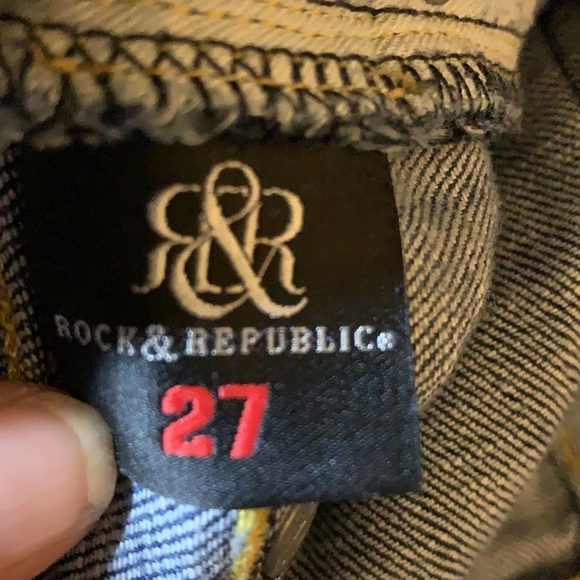 Rock & Republic jeans Size 27 straight leg, reduced price - Picture 6 of 9